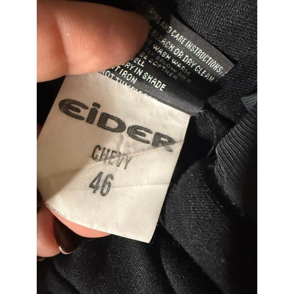 Eider Defender Stretch Ski Snow Pants Black Size 46 Waterproof - Picture 8 of 11